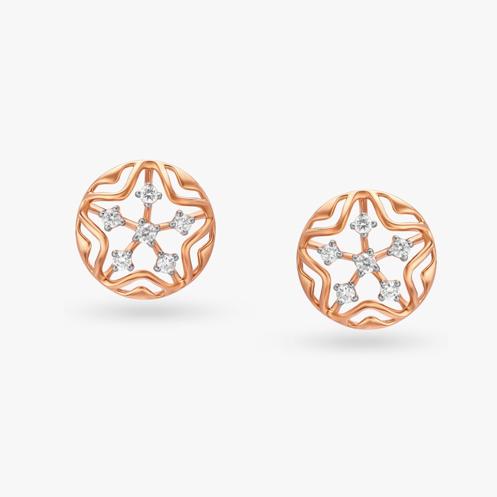 Everyday Charm Diamond Stud Earrings