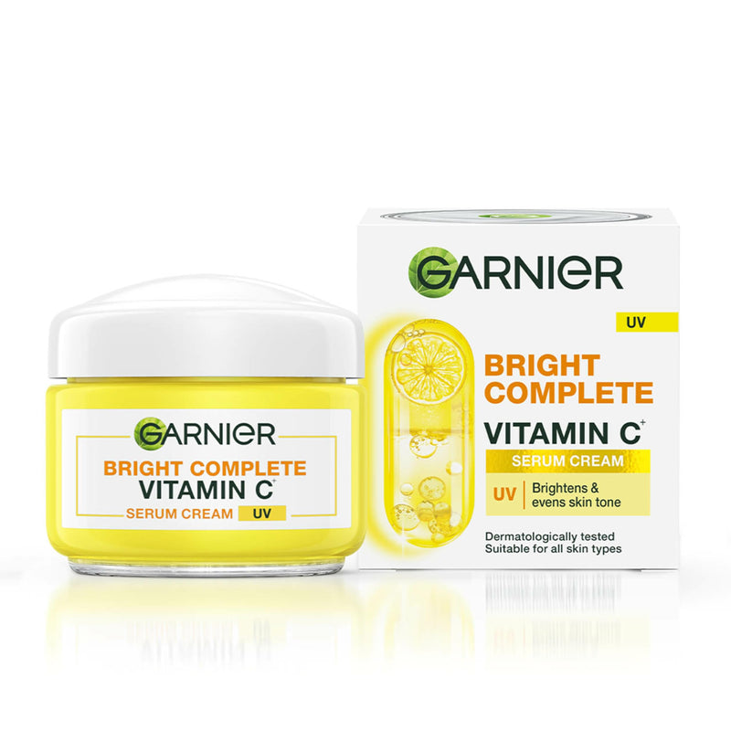 Garnier Skin Naturals, Day Cream, Brightening and with Sun Protection, Bright Complete, 23g