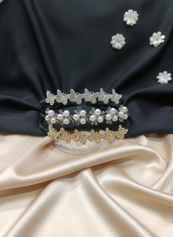 Stylish Butterfly Hair Accessories set of 3