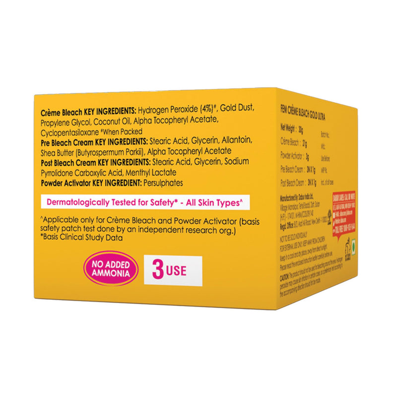 Fem Gold Ultra Cream Bleach,40g