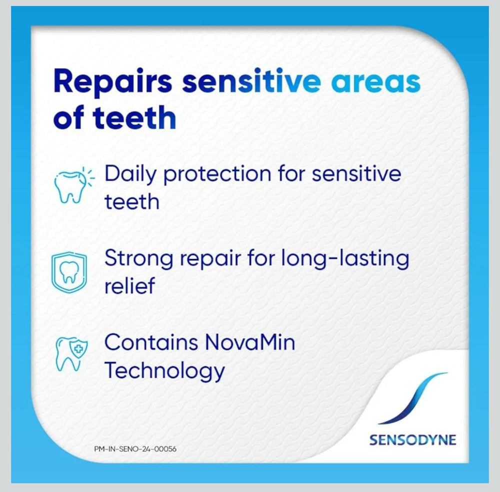 Sensodyne Toothpaste Fresh Gel | Daily Sensitivity Relief Tooth Paste Pack of 1 - 150gm | Dentist Recommended |Free Sansodyne toothbrush worth-62