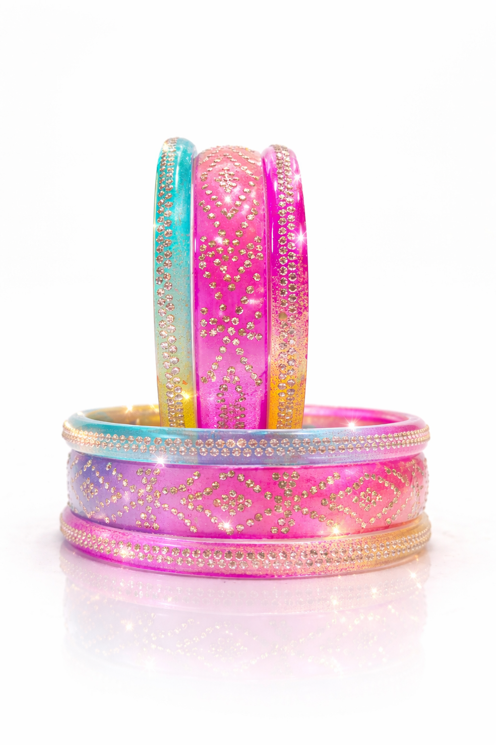 Bangles set for girls & women Fashionable sip Bangles | Multicolour Bangles set|