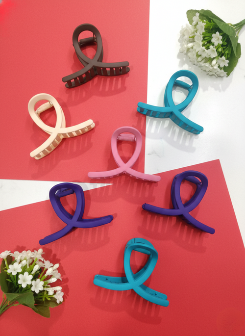 5 Pcs of matte large multi Designer korean Hair Claw Clips | Clutcher for girls & women