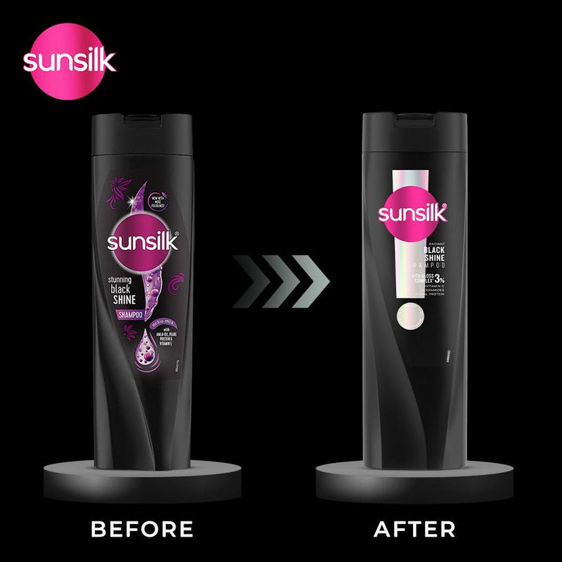 Sunsilk Radiant Black Shine Shampoo 180 ml