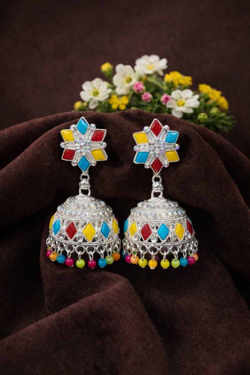 Luxury Finish ✨ Anti-Tarnish Multicolor Earrings