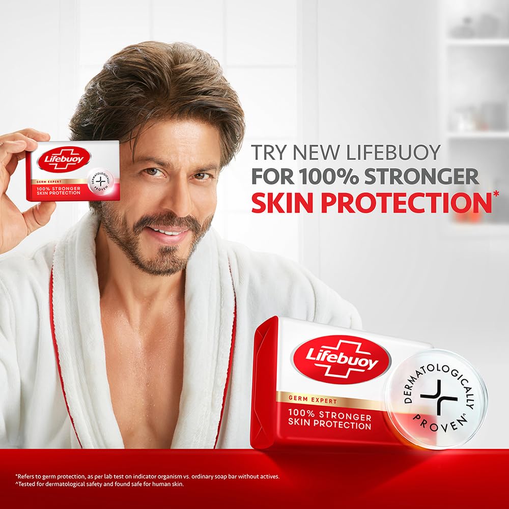Lifebuoy Soap - Total, (4unitsx100g)+100g Free
