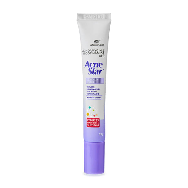 Acne Star Gel 22g | Anti Acne & Pimple Treatment | Reduces Blackheads, Whiteheads & Oily Skin |
