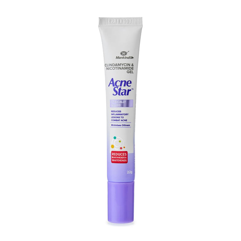 Acne Star Gel 22g | Anti Acne & Pimple Treatment | Reduces Blackheads, Whiteheads & Oily Skin |