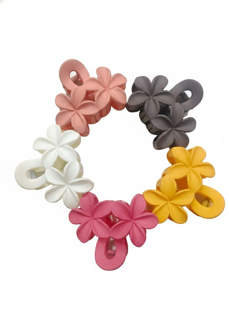 Girls & women Claw Clip Clutchur Flower set pack of 5