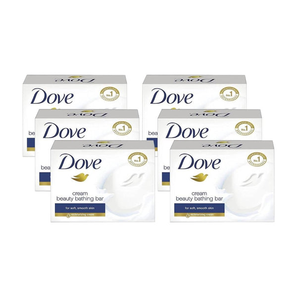 Dove Cream Beauty Bathing Bar 50 g - Pack of 6