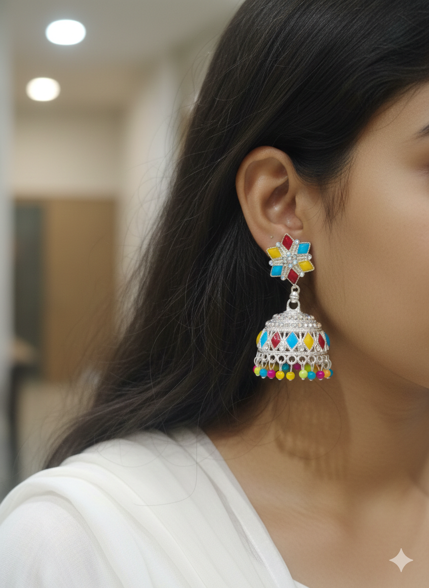 Luxury Finish ✨ Anti-Tarnish Multicolor Earrings