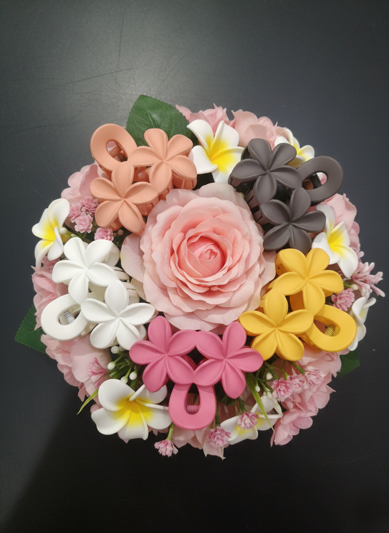 Girls & women Claw Clip Clutchur Flower set pack of 5