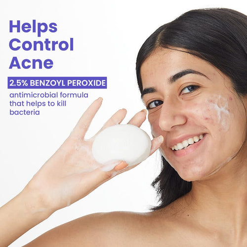 AcneStar Acne Care Combo – Benzoyl Peroxide Soap 75g + Clindamycin & Nicotinamide Gel 22g