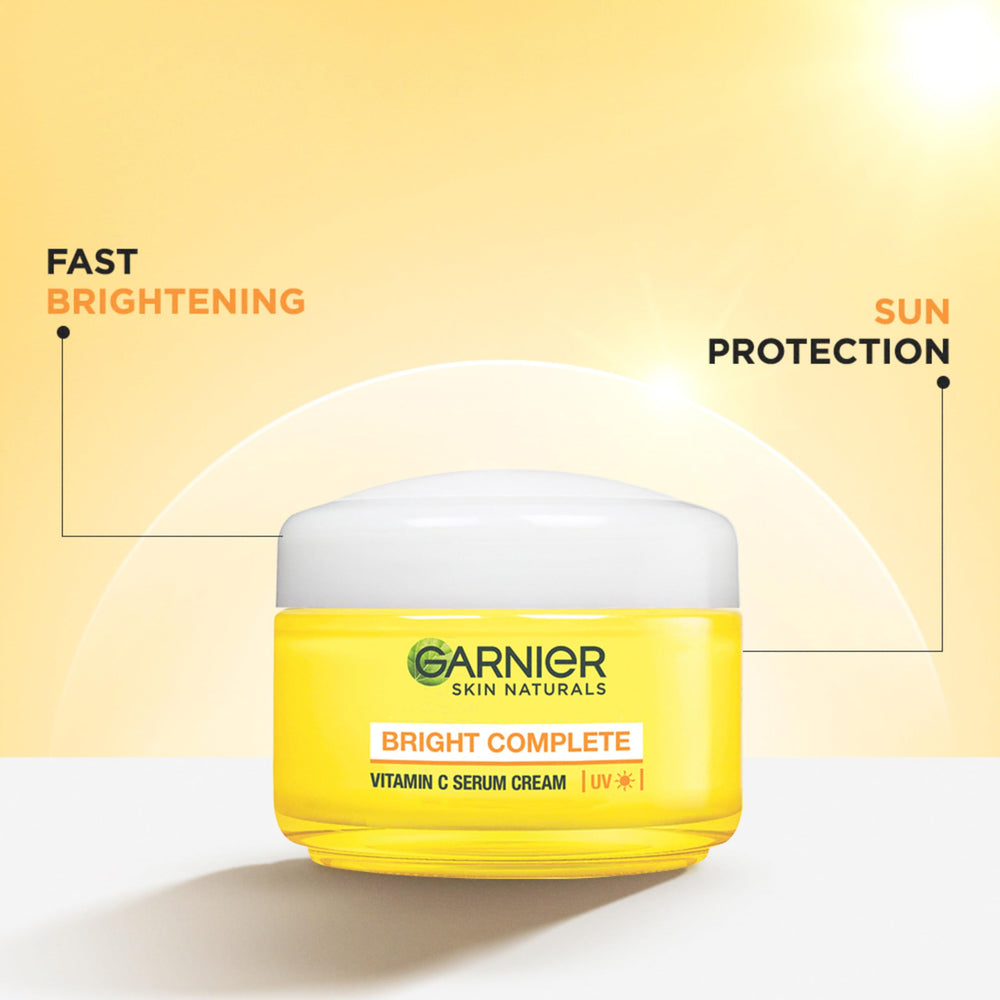 Garnier Skin Naturals, Day Cream, Brightening and with Sun Protection, Bright Complete, 23g