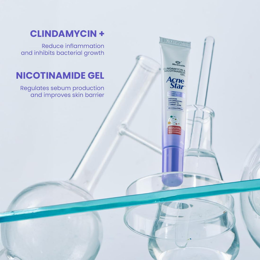 Acne Star Gel 22g | Anti Acne & Pimple Treatment | Reduces Blackheads, Whiteheads & Oily Skin |
